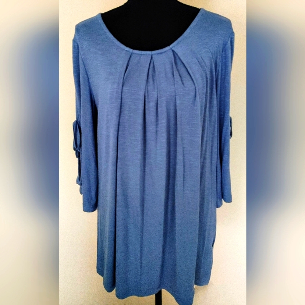 Suzanne Betro top with flutter sleeves
